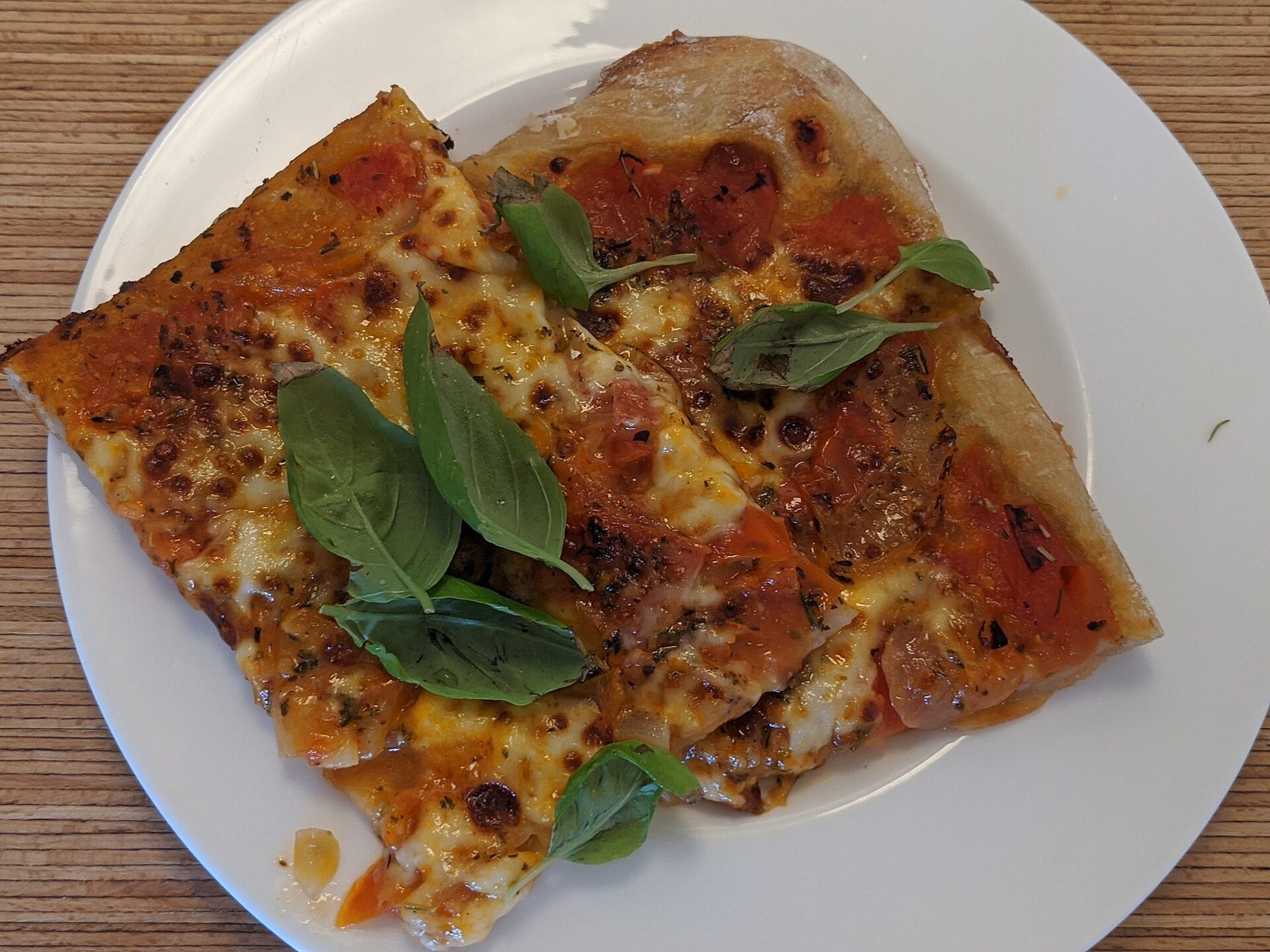 Pizza margarita casera